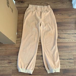Velour flare pant